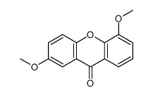 2,5-dimethoxyxanthen-9-one结构式