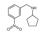 N-(3-nitrobenzyl)cyclopentanamine结构式