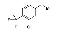 3-CHLORO-4-(TRIFLUOROMETHYL)BENZYL BROMIDE Structure