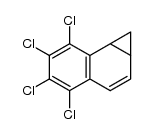 4,5,6,7-Tetrachlor-1a,7b-dihydro-1H-cyclopropa[a]naphthalin结构式