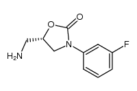 (S)-5-(AMINOMETHYL)-3-(3-FLUOROPHENYL)OXAZOLIDIN-2-ONE structure