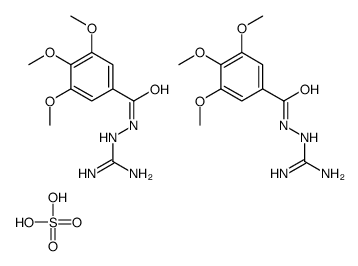 diaminomethylidene-[(3,4,5-trimethoxybenzoyl)amino]azanium,sulfate结构式
