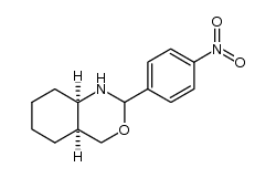 (r-2,c-4,c-5)-(p-nitrophenyl)-4,5-tetramethylenetetrahydro-1,3-oxazine结构式