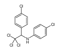 4-chloro-N-[2,2,2-trichloro-1-(4-chlorophenyl)ethyl]aniline结构式