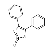 4,5-diphenyl-[1,2,3]thiadiazole 2-oxide结构式