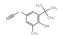 2-methyl-6-tert-butyl-4-thiocyanato-phenol picture