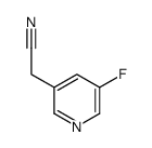 2-(5-fluoropyridin-3-yl)acetonitrile structure