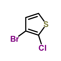 3-Bromo-2-chlorothiophene structure