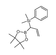 (dimethylphenylsilyl)allyl (pinacolato)boronate结构式