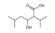 3-hydroxy-2-isopropyl-5-methyl-hexanoic acid结构式