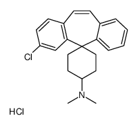 2'-chloro-N,N-dimethylspiro[cyclohexane-4,11'-dibenzo[1,3-e:1',2'-f][7]annulene]-1-amine,hydrochloride Structure