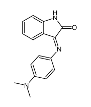 3-(4-dimethylamino-phenylimino)-1,3-dihydro-indol-2-one Structure