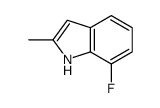 7-Fluoro-2-methyl-1H-indole Structure