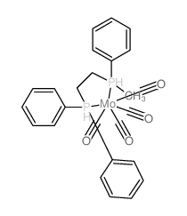 carbon monoxide,2-diphenylphosphaniumylethyl-methyl-phenylphosphanium,molybdenum结构式