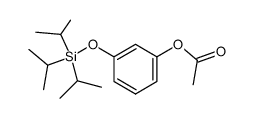 3-[1,1-bis(methylethyl)-2-methyl-1-silapropoxy]phenyl acetate Structure