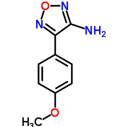 4-(4-Methoxyphenyl)-1,2,5-oxadiazol-3-amine structure