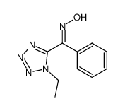 Methanone, (1-ethyl-1H-tetrazol-5-yl)phenyl-, oxime (9CI) structure