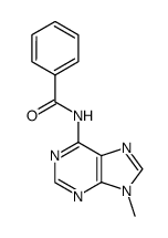 N6-benzoyl-9-methyladenine结构式