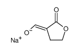 sodium salt of 3-(hydroxymethylene)dihydro-2(3H)-furanone Structure