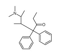 (5S,6R)-6-(dimethylamino)-5-methyl-4,4-diphenylheptan-3-one结构式