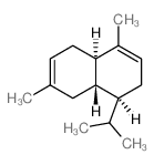 Naphthalene,1,2,4a,5,8,8a-hexahydro-4,7-dimethyl-1-(1-methylethyl)-, (1S,4aR,8aS)- structure