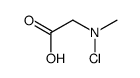 2-[chloro(methyl)amino]acetic acid Structure