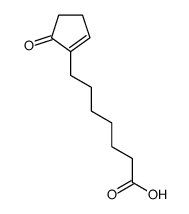 5-oxocyclopent-1-ene-1-heptanoic acid Structure