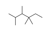2,3,4,4-tetramethylhexane Structure