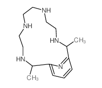 {3,6,9,12,18-Pentaazabicyclo[12.3.1]octadeca-1(18),14,16-triene,} 2, 13-dimethyl-结构式