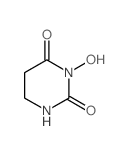3-hydroxy-1,3-diazinane-2,4-dione结构式