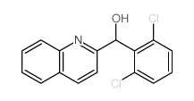 2-Quinolinemethanol, a-(2,6-dichlorophenyl)- structure