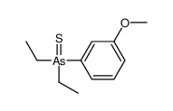 diethyl-(3-methoxyphenyl)-sulfanylidene-λ5-arsane Structure