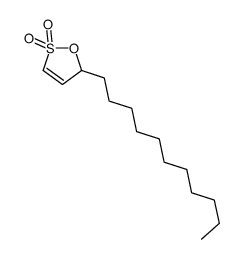 5-undecyl-5H-oxathiole 2,2-dioxide结构式