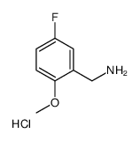 1-(5-Fluoro-2-methoxyphenyl)methanamine hydrochloride Structure