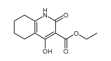 Ethyl 4-hydroxy-2-oxo-1,2,5,6,7,8-hexahydroquinoline-3-carboxylate结构式