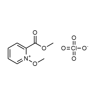 1-Methoxy-2-(methoxycarbonyl)pyridin-1-ium perchlorate Structure
