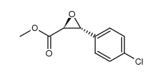 Methyl trans-3-(4-chlorophenyl)oxirane-2-carboxylate结构式