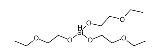 tris-(2-ethoxy-ethoxy)-silane结构式