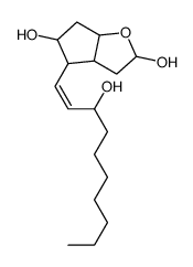 4-(3-hydroxydec-1-enyl)-3,3a,4,5,6,6a-hexahydro-2H-cyclopenta[b]furan-2,5-diol Structure