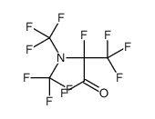 2-[bis(trifluoromethyl)amino]-2,3,3,3-tetrafluoropropanoyl fluoride结构式