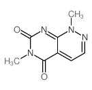 1,6-Dimethylpyrimido[4,5-c]pyridazine-5,7(1H,6H)-dione结构式