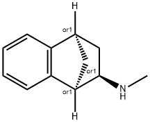 2-endomethylamino-benzobicyclo(2,2,1)-heptane Structure