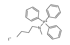 (butyl(methyl)amino)triphenylphosphonium iodide结构式