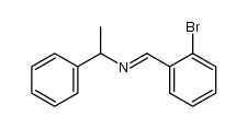 N-(2-bromobenzylidene)-1-phenylethylamine结构式