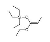 1-ethoxyprop-1-enoxy(triethyl)silane结构式