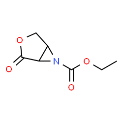 3-Oxa-6-azabicyclo[3.1.0]hexane-6-carboxylic acid,2-oxo-,ethyl ester Structure