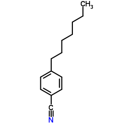4-Heptylbenzonitrile Structure