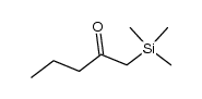 1-(Trimethylsilyl)-2-pentanone Structure