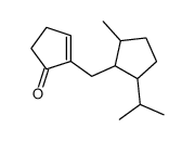 2-[(2-methyl-5-propan-2-ylcyclopentyl)methyl]cyclopent-2-en-1-one结构式