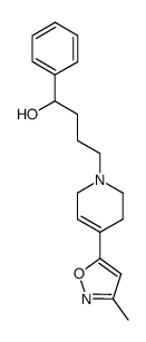 3,6-dihydro-4-(3-methyl-5-isoxazolyl)-α-phenyl-1(2H)-pyridinebutanol结构式